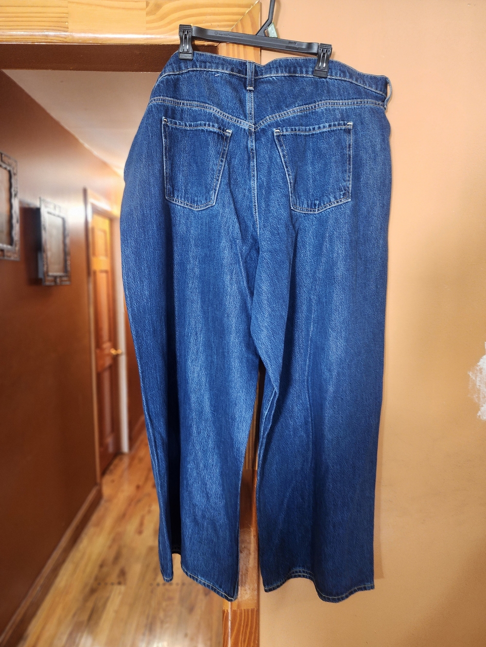 Old Navy Womens Baggy Wide Leg Blue Jean - Picture 6 of 6